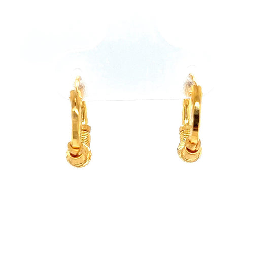Gold Hoop Earrings | Gold hoop earrings, Gold pendant jewelry, Gold jewelry  indian